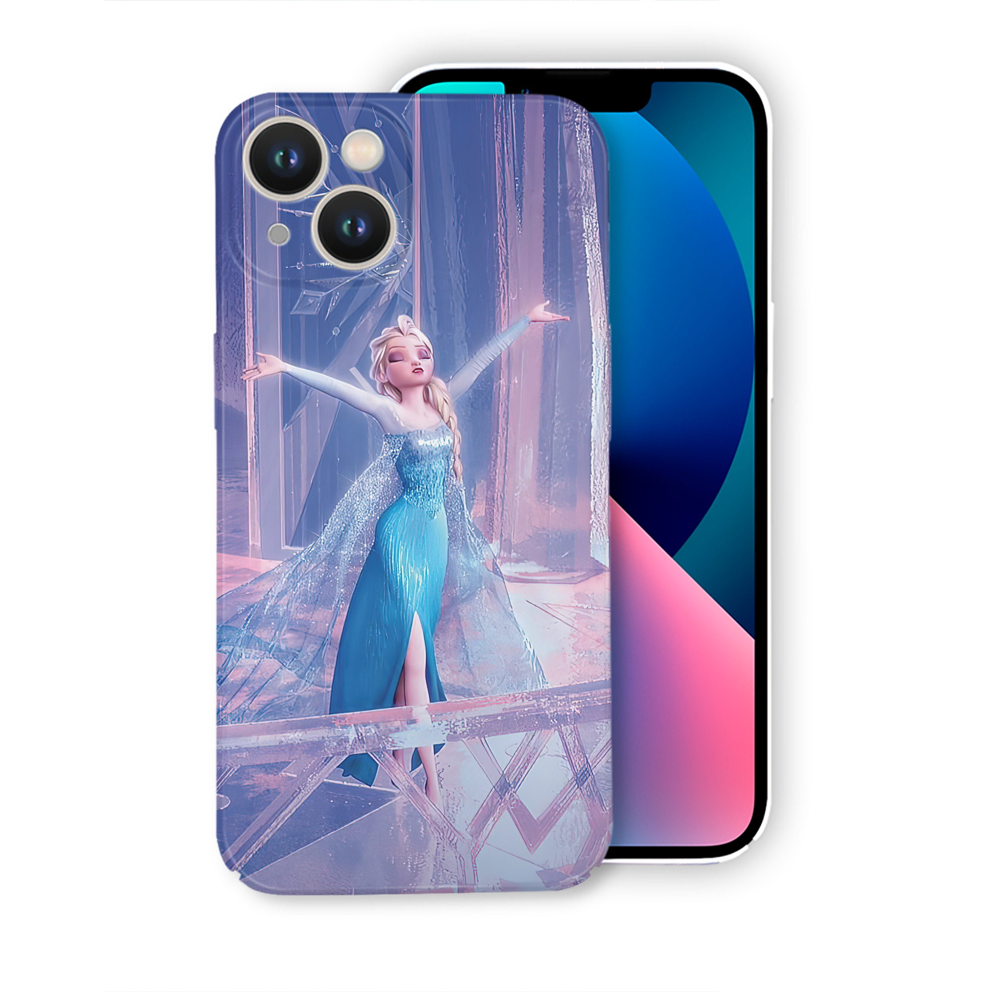 （画像用） アナと雪の女王 アンナ エルサ Frozen Anna Elsa 【iPhone 14シリーズ対応】ハードケース